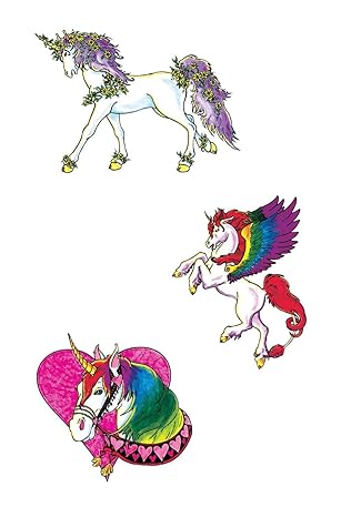 Dover Glitter Tattoos Unicorns