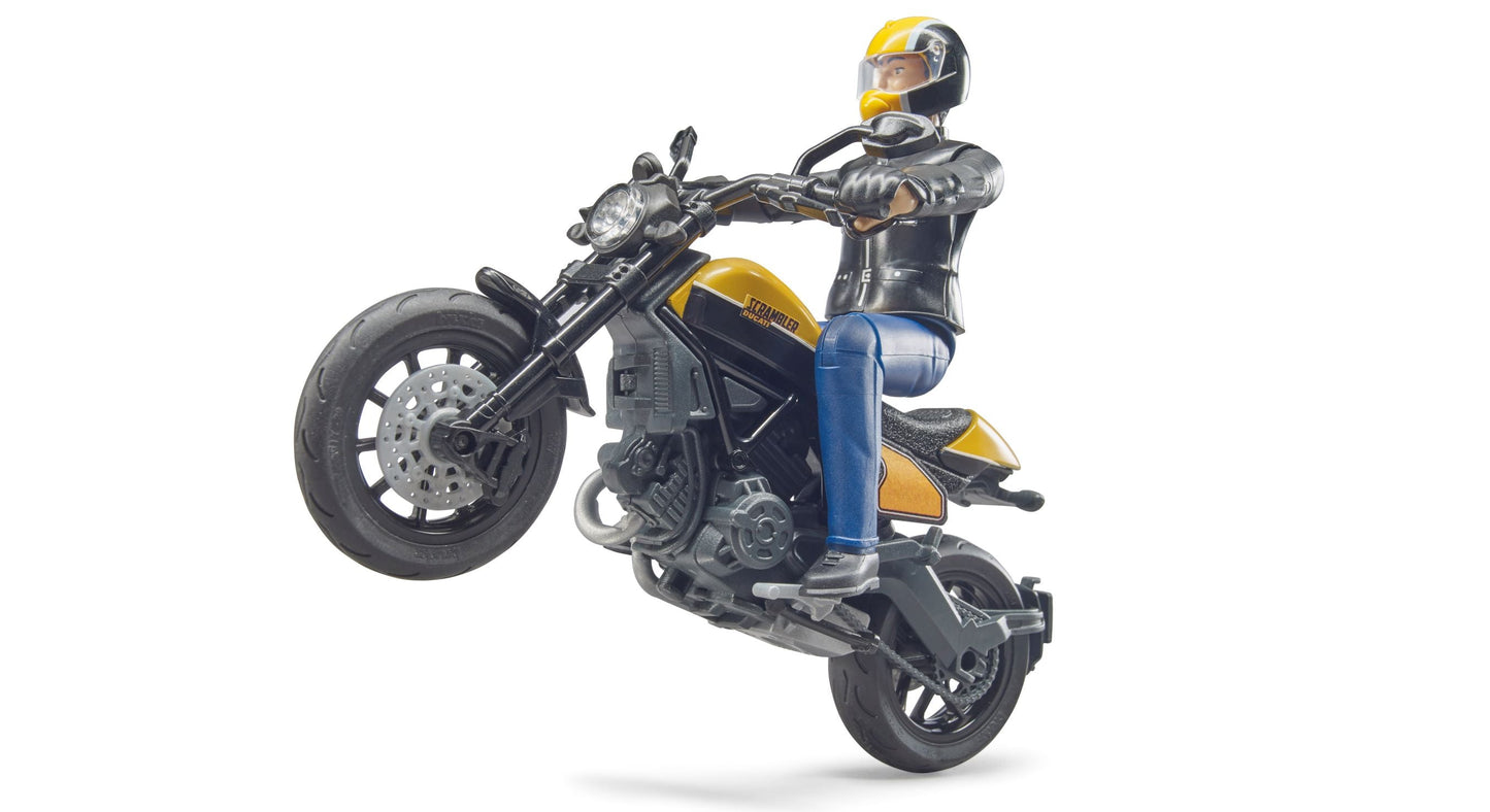 Bruder 63053 Scrambler Ducati Full Throttle with Rider