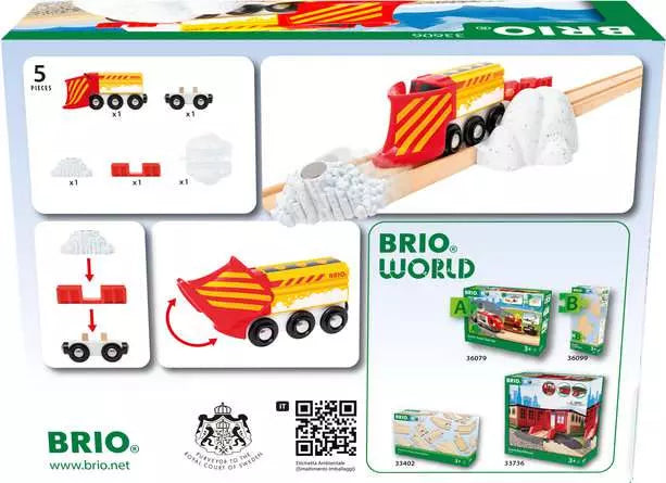 Ravensburger BRIO World 63360600 Snow Plow Train