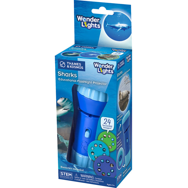 Thames & Kosmos Wonder Lights: Sharks - Educational Flashlight Projector