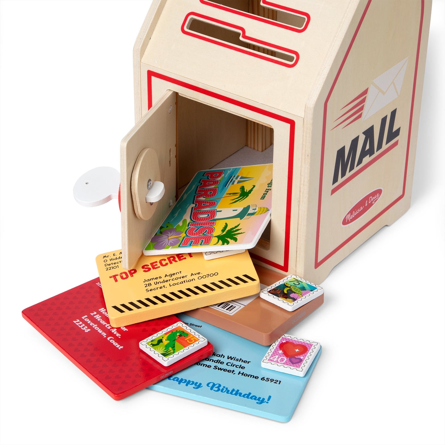 Melissa & Doug Stamp and Sort Mailbox Play Set