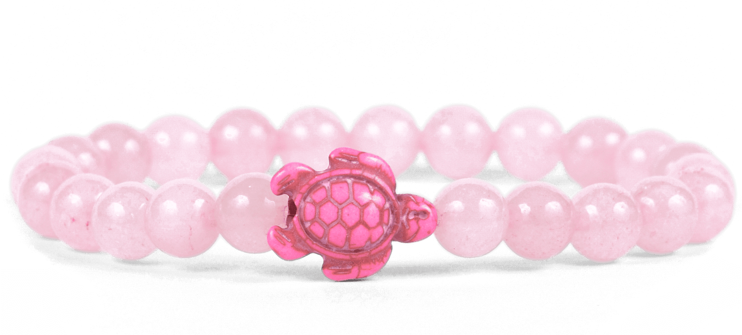 Fahlo The Journey Bracelet Turtle Coral Reef Pink
