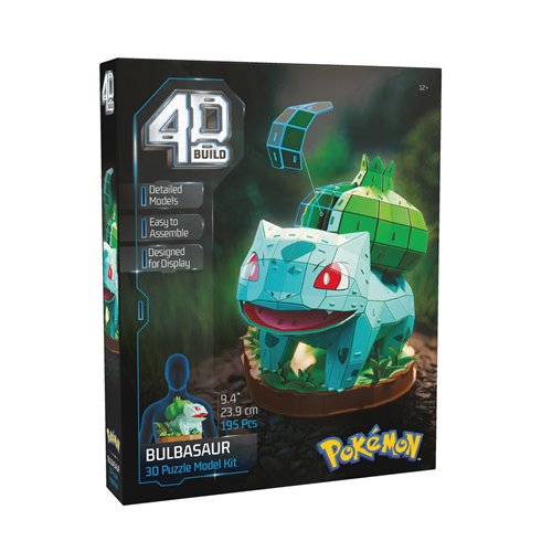 Spin Master 4D Build Bulbasaur 3D Puzzle Model Kit