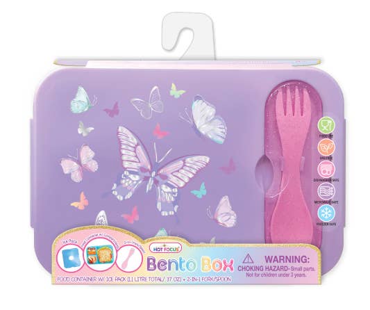Hot Focus Bento Box, Tie Dye Butterfly