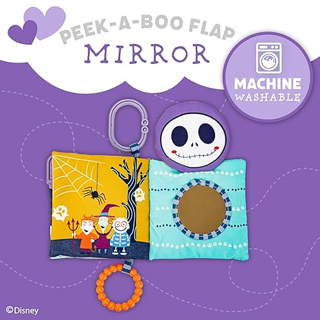 Kids Preferred Disney Jack Skellington Soft Teething Crinkle Book