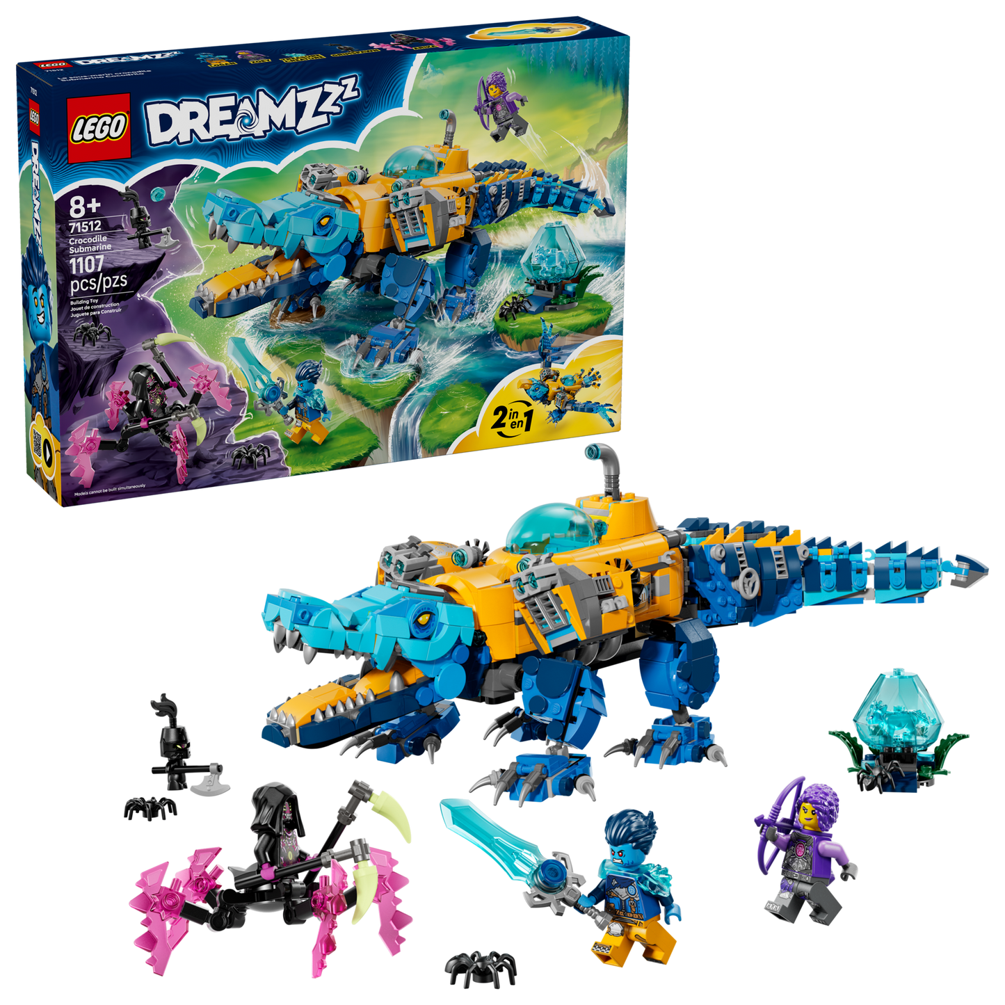LEGO® DREAMZzz™ 71512 Crocodile Submarine