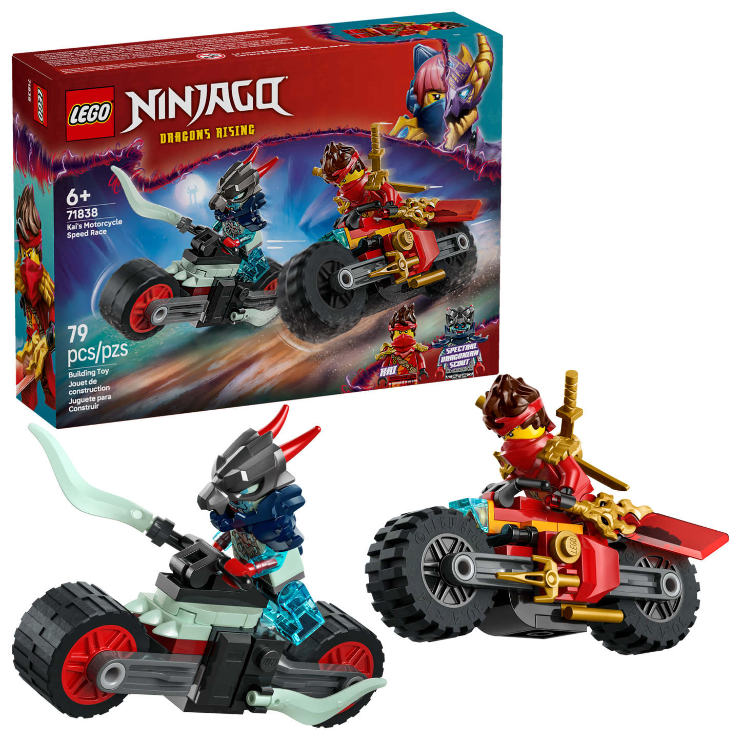 LEGO® NINJAGO® 71838 Kai's Motorcycle Speed Race