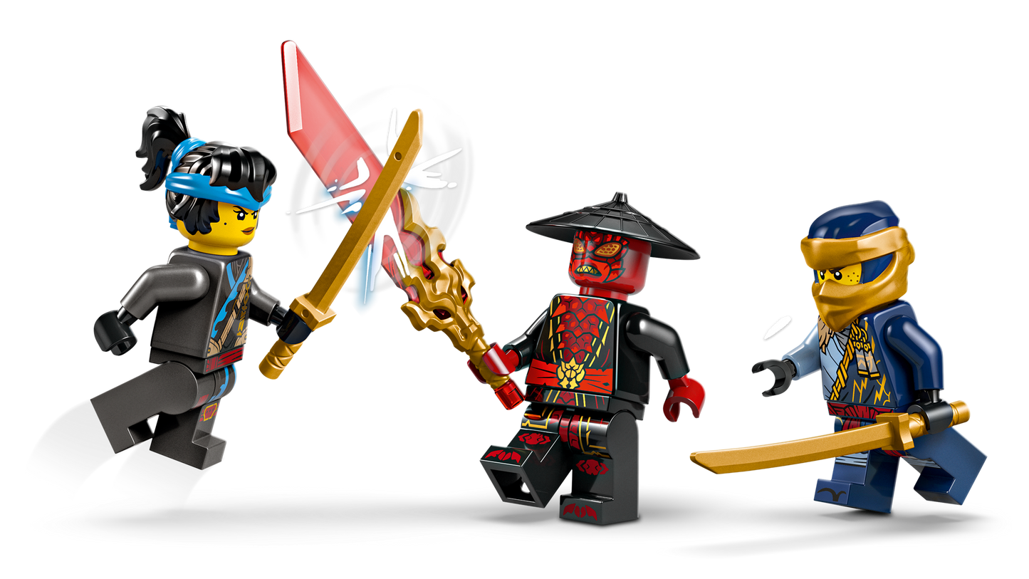 LEGO® NINJAGO® 71840 Rogue vs. Drix Race Car Duel