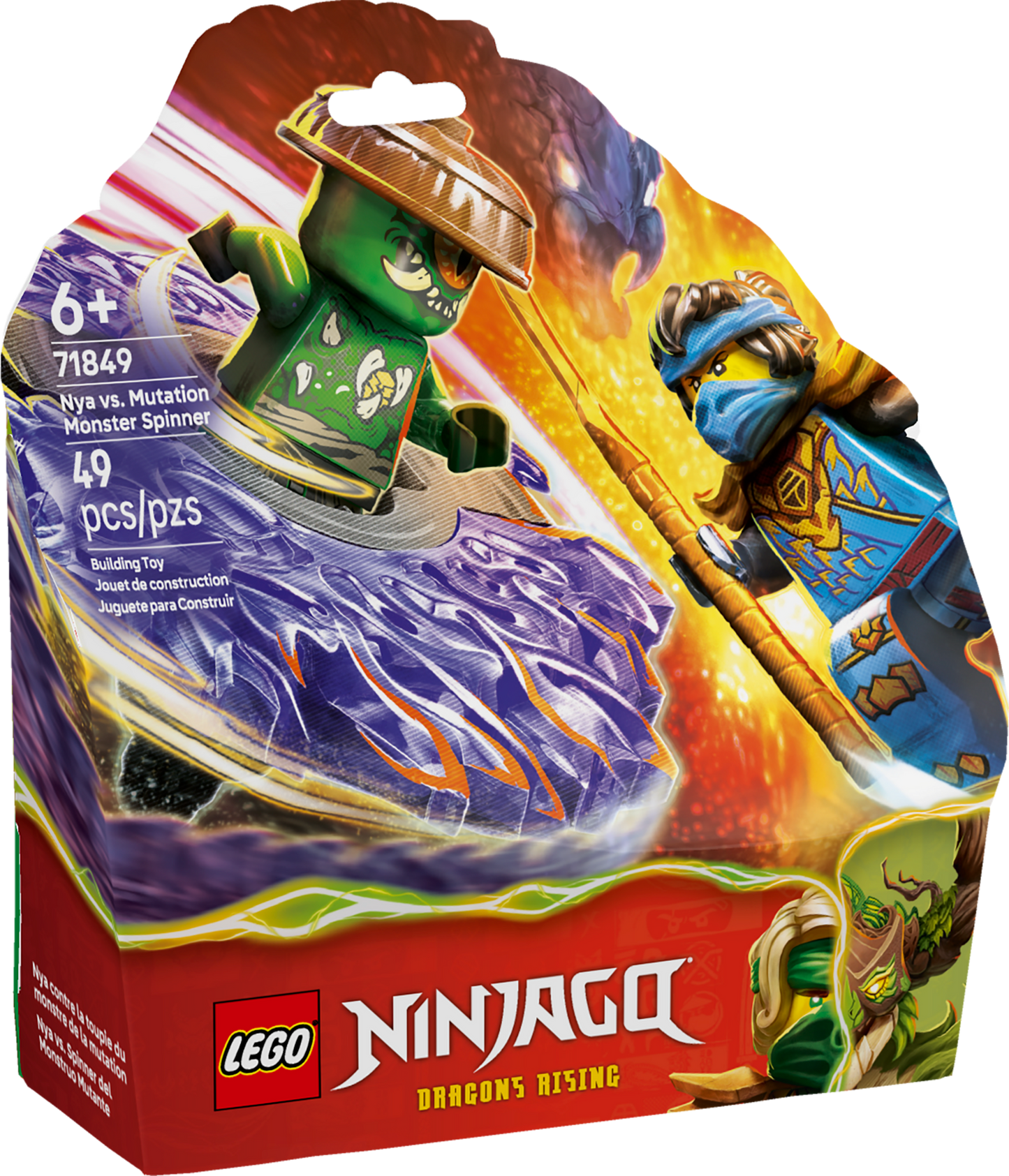 LEGO®  NINJAGO® 71849 Nya vs. Mutation Monster Spinner