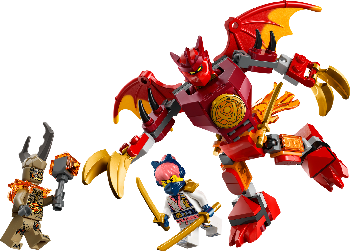 LEGO® NINJAGO® 71851 Kai's Dragon Mech Battle Pack