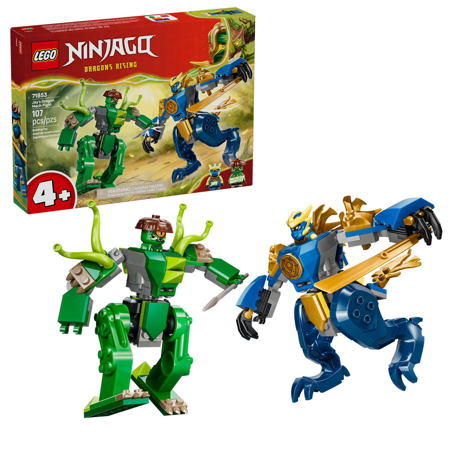 LEGO® 71853 NINJAGO® Jay's Dragon Mech Fight