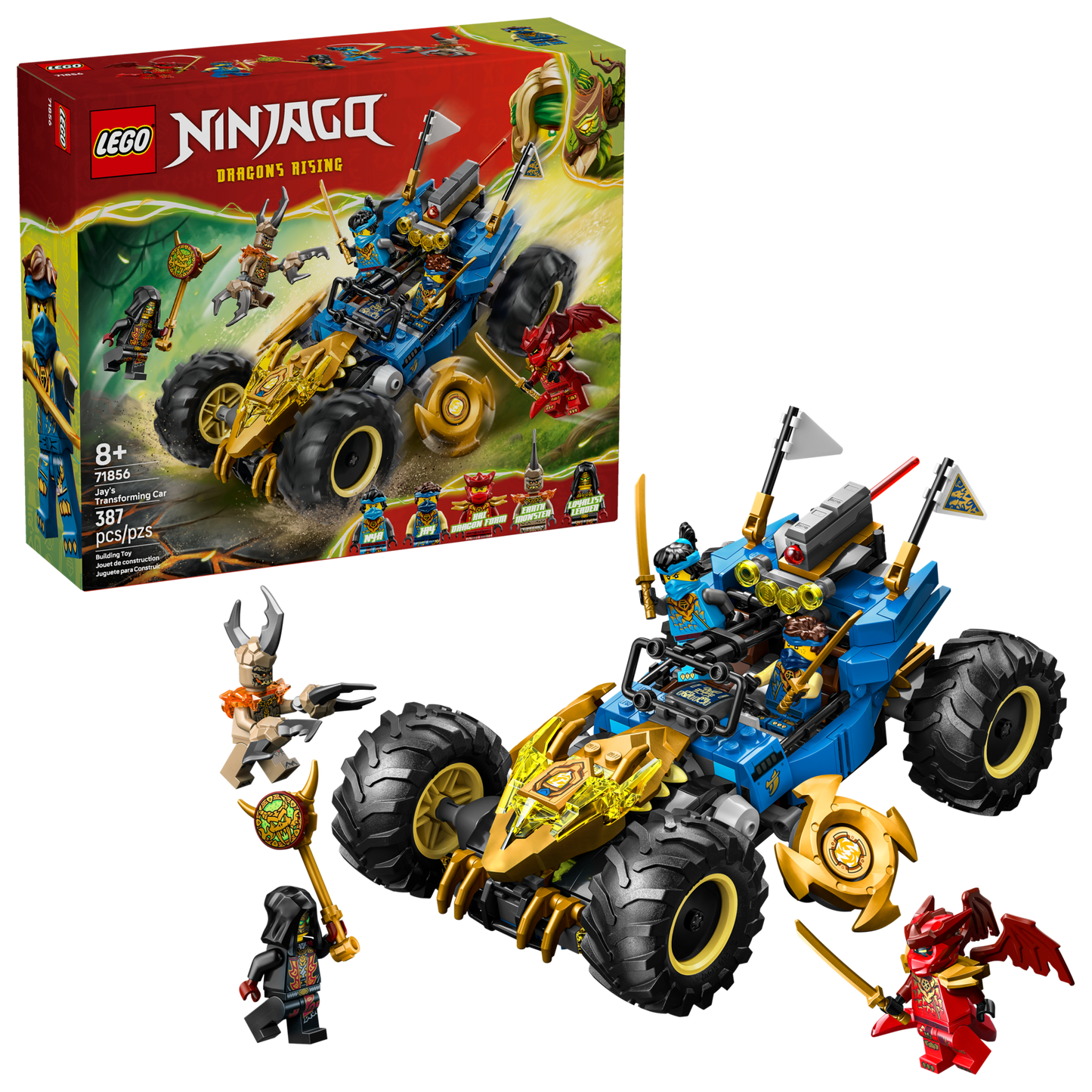 LEGO® NINJAGO® 71856 Jay's Transforming Car – TimbukToys