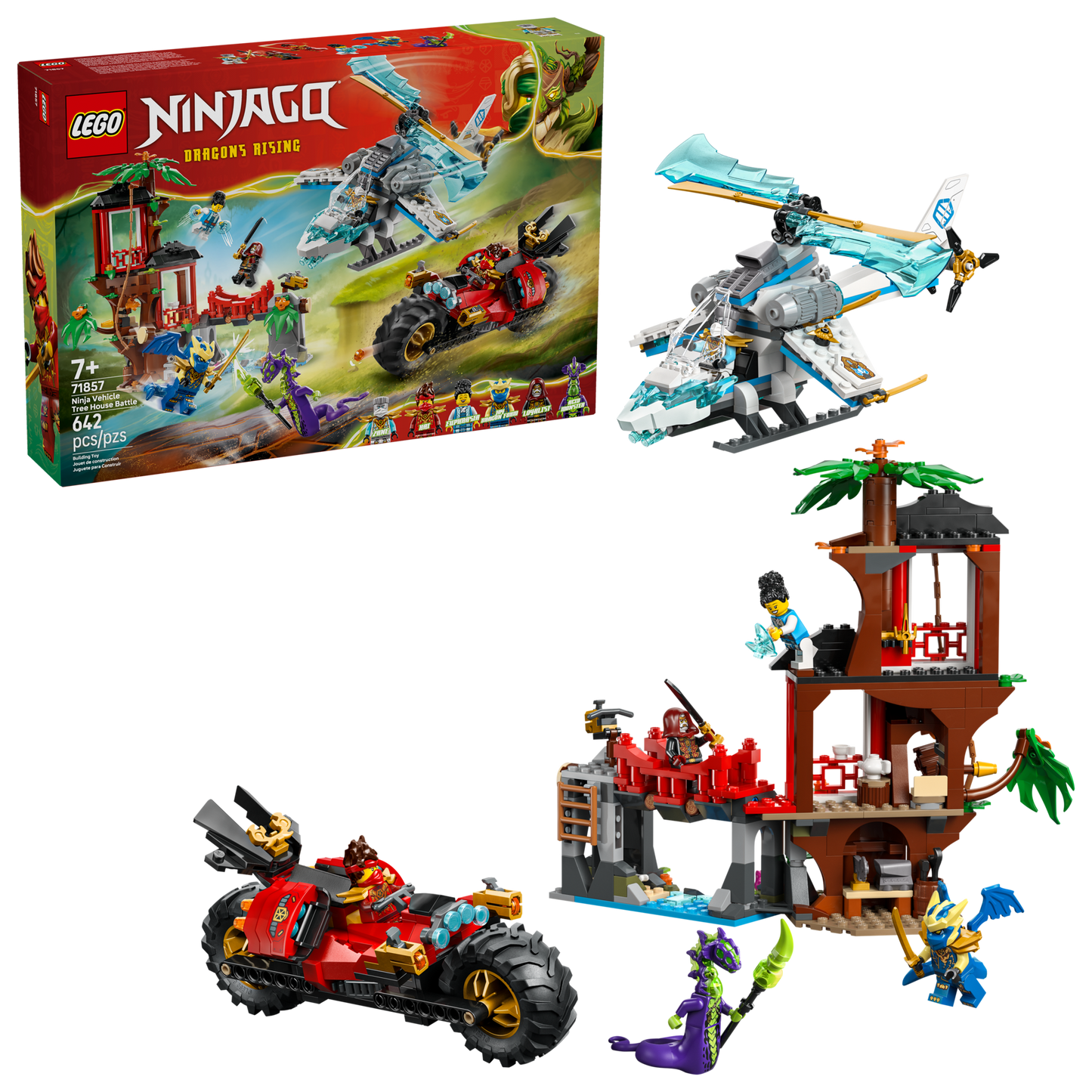 LEGO® NINJAGO® 71857 Ninja Vehicle Tree House Battle