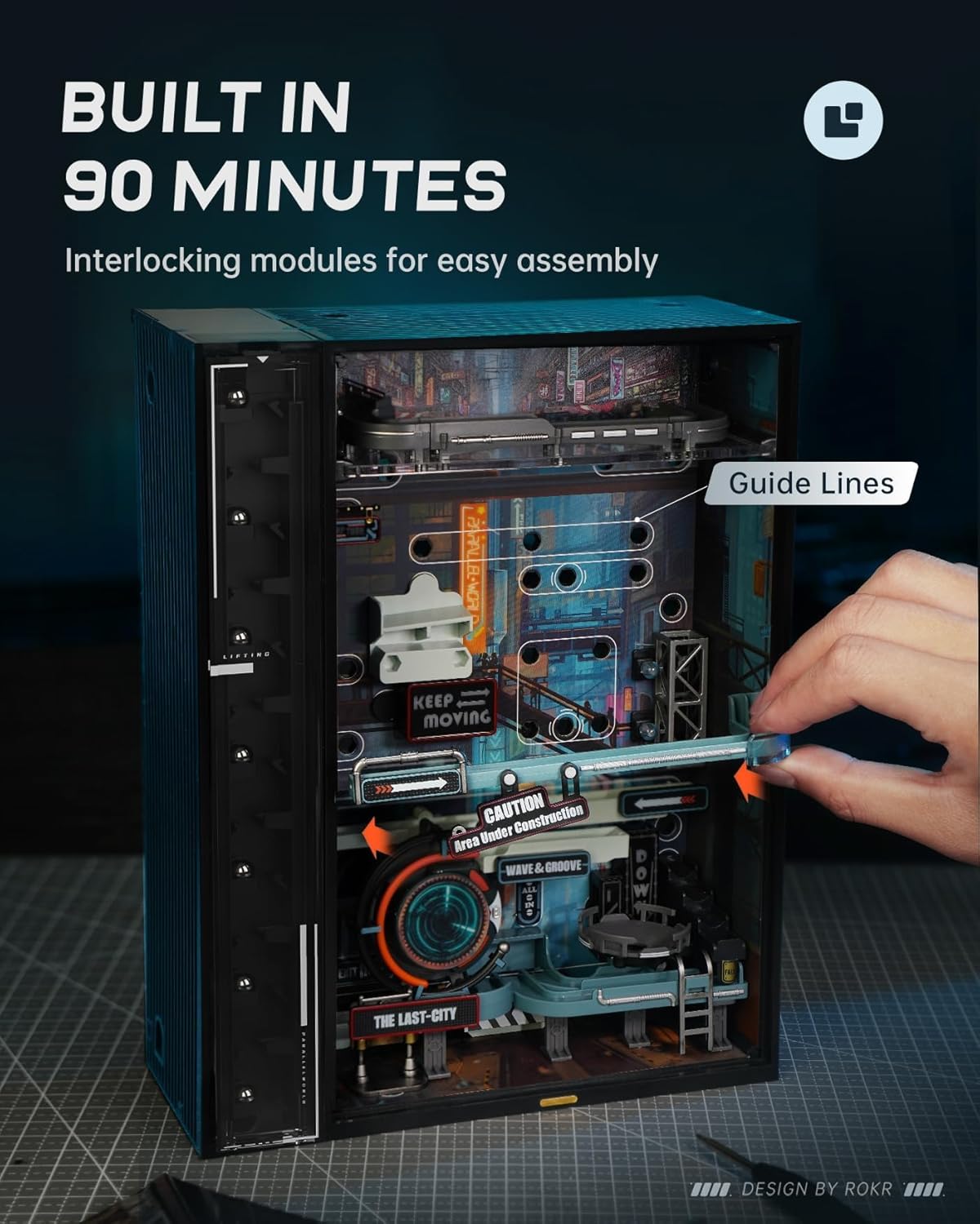 Robotime The Last City Marble Run Build Kit