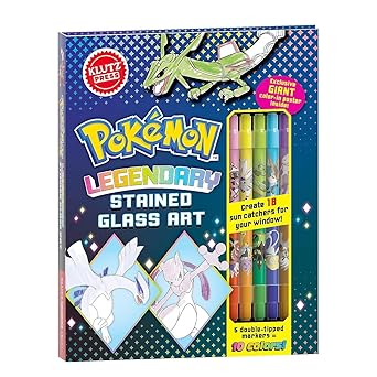 Klutz Pokémon Legendary Stained Glass