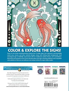 Dover Creative Haven Astrology Coloring Book