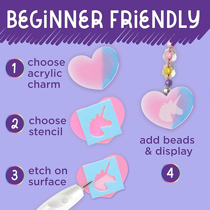 Creativity for Kids Etch-It Personalized Accessories Kit with Etching Tool