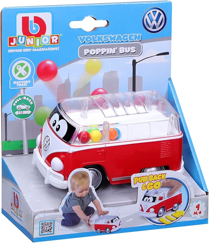 Maisto/Burago Junior Poppin VW Bus (Random Color Assortment)