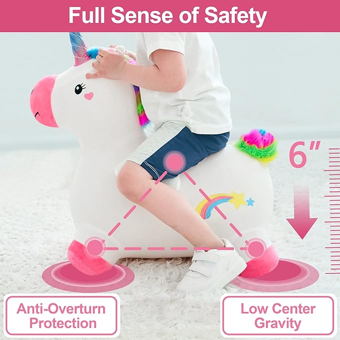 I Play I Learn Hopping Unicorn Horse