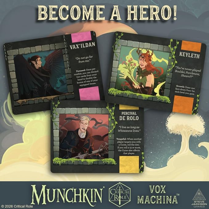 Peach State Hobby Munchkin Vox Machina – A Critical Role Game