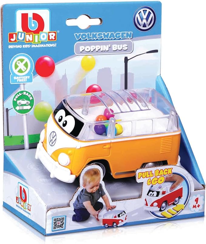 Maisto/Burago Junior Poppin VW Bus (Random Color Assortment)