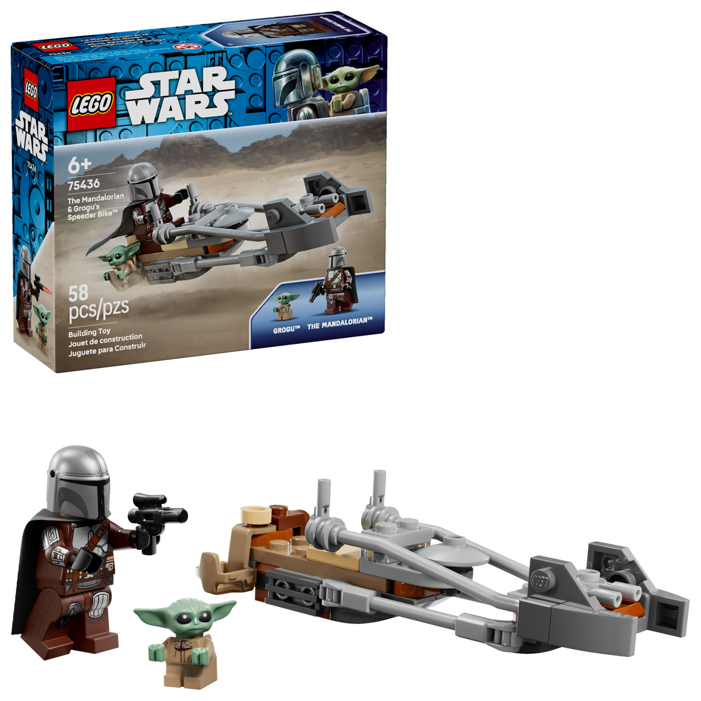 LEGO® Star Wars™ 75436 The Mandalorian & Grogu's Speeder Bike™