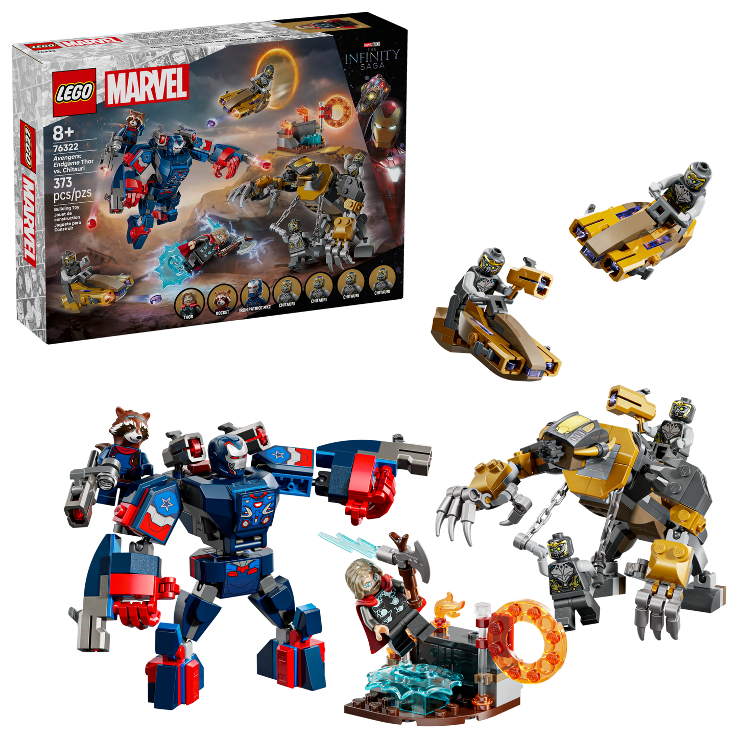 LEGO® Marvel 76322 Avengers: Endgame Thor vs. Chitauri