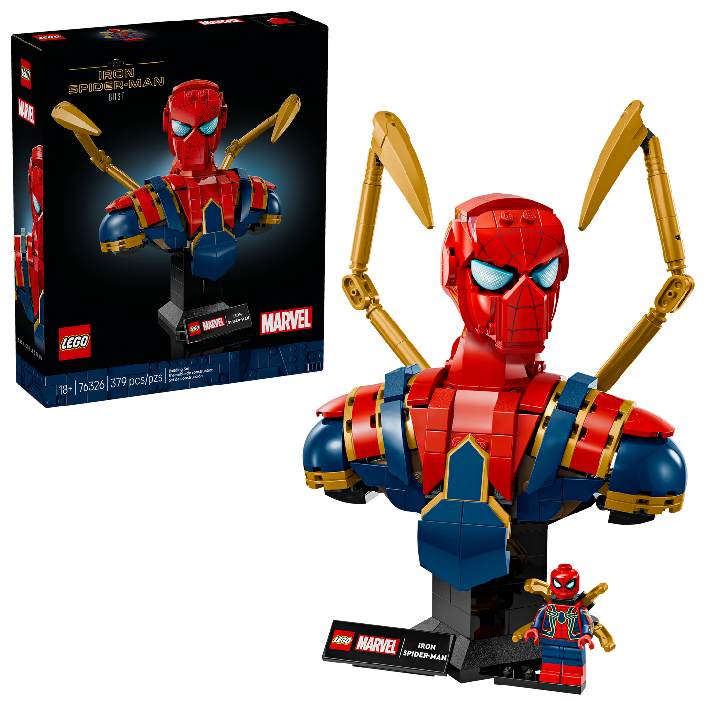 LEGO® Marvel 76326 Iron Spider-Man Bust