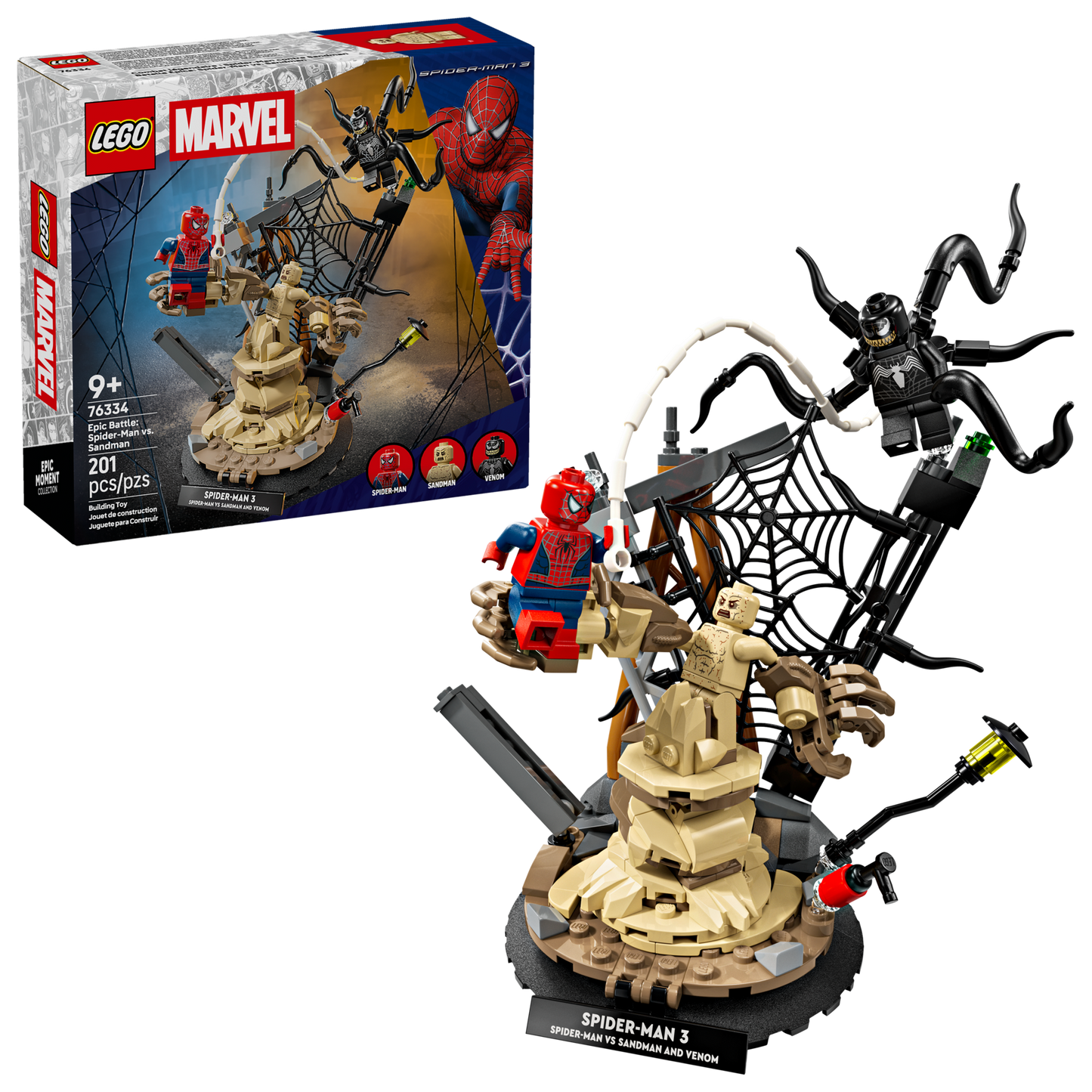 LEGO®  Marvel 76334 Epic Battle: Spider-Man vs. Sandman