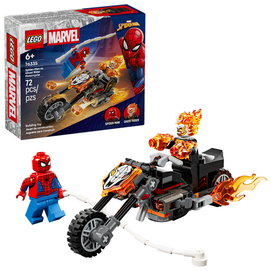 LEGO® Marvel 76335 Spider-Man vs. Ghost Rider Motorcycle