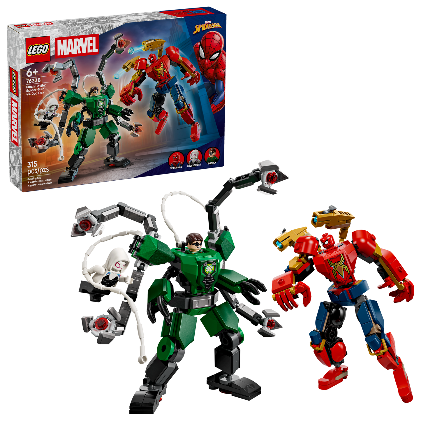 LEGO® Marvel 76338 Mech Battle: Spider-Man vs. Doc Ock