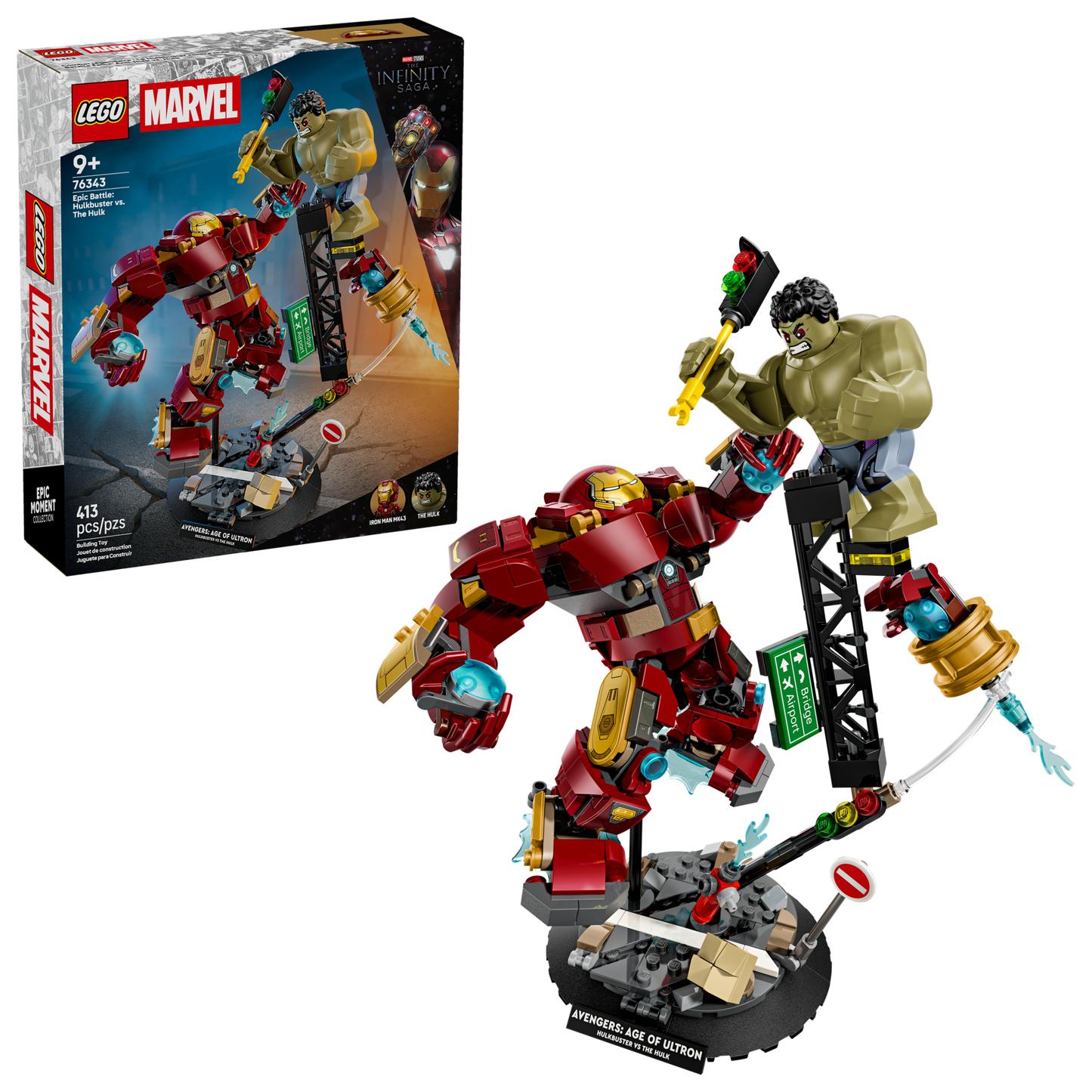 LEGO® Marvel 76343 Epic Battle: Hulkbuster vs. The Hulk