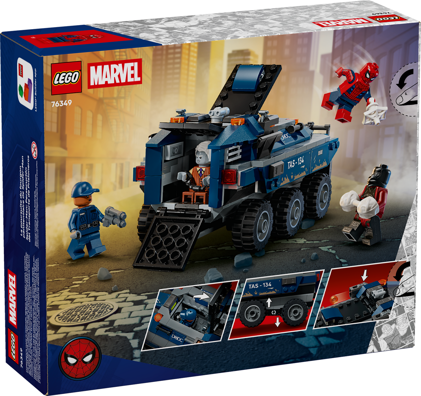 LEGO 76349 Marvel Spider-Man Prison Transport Chase