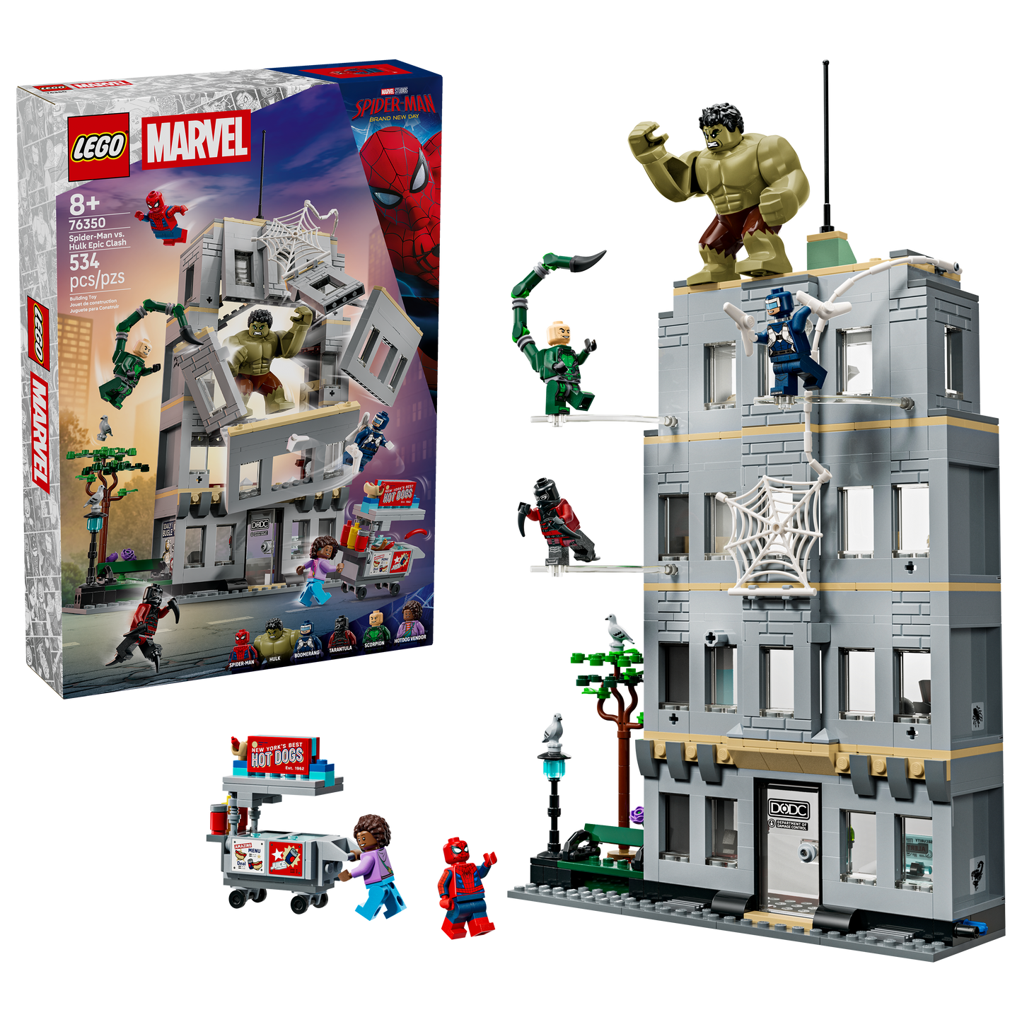 LEGO 76350 Marvel Spider-Man vs. Hulk Epic Clash