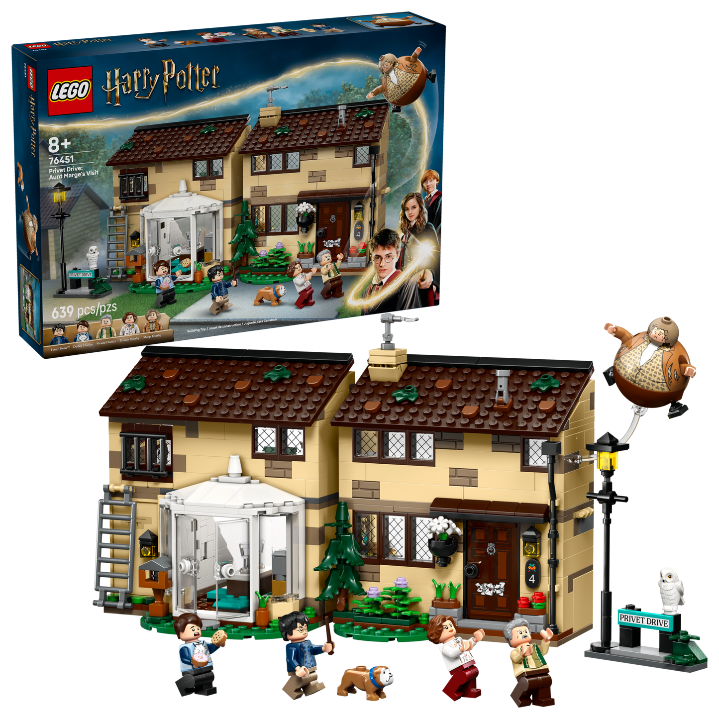 LEGO® Harry Potter™ 76451 Privet Drive: Aunt Marge's Visit