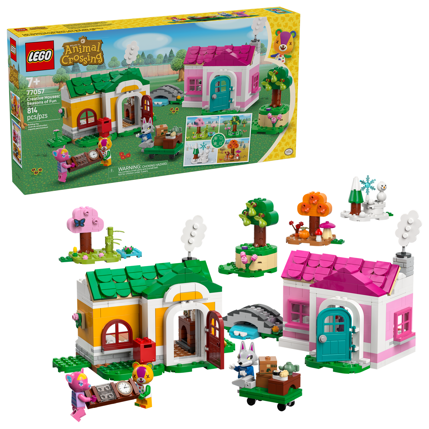 LEGO® Animal Crossing™ 77057 Creative Houses: Seasons of Fun