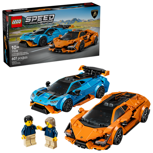 LEGO SPEED CHAMPIONS Lamborghini Revuelto & Lamborghini Huracán STO