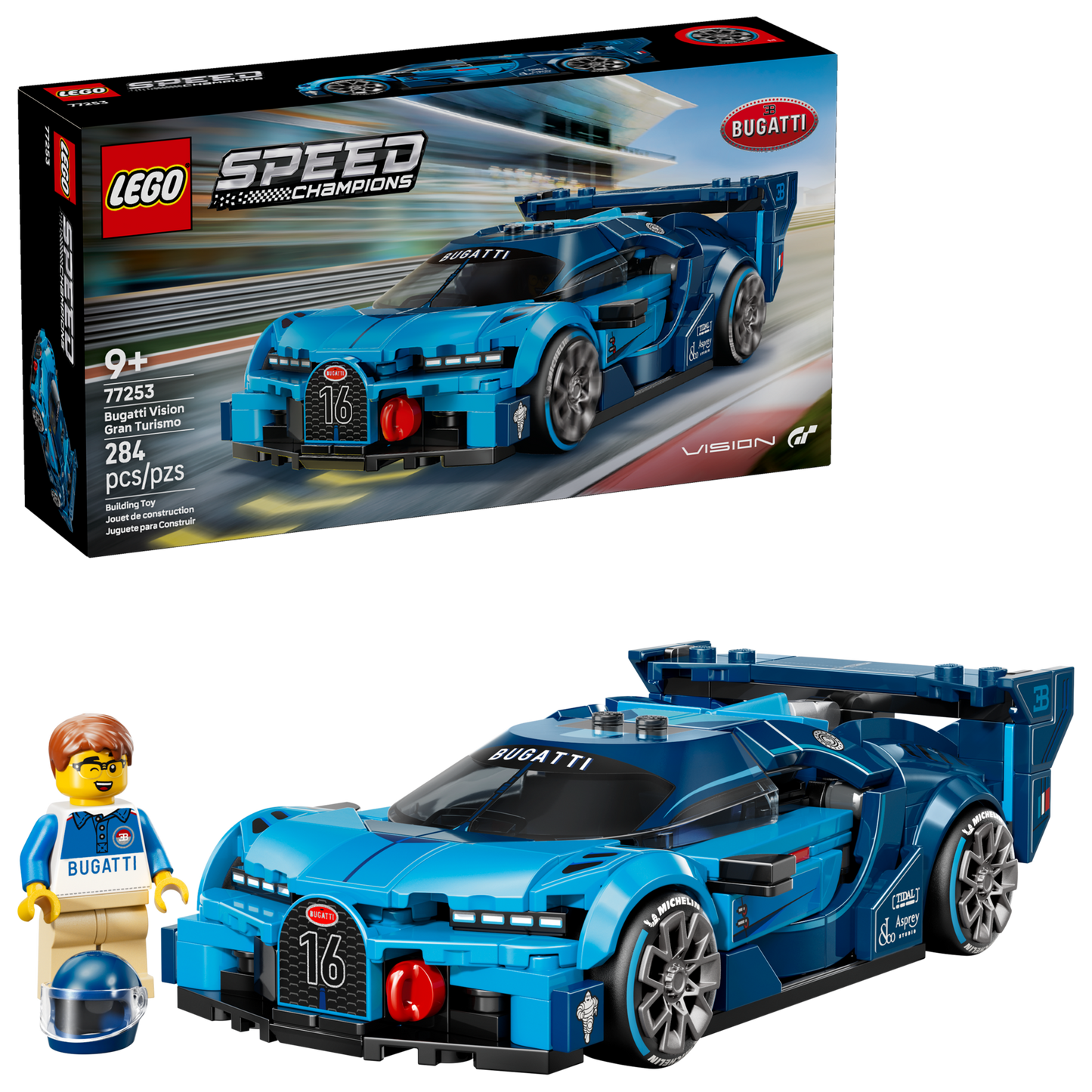 LEGO®  Speed Champions 77253 Bugatti Vision GT Hyper Sports Car