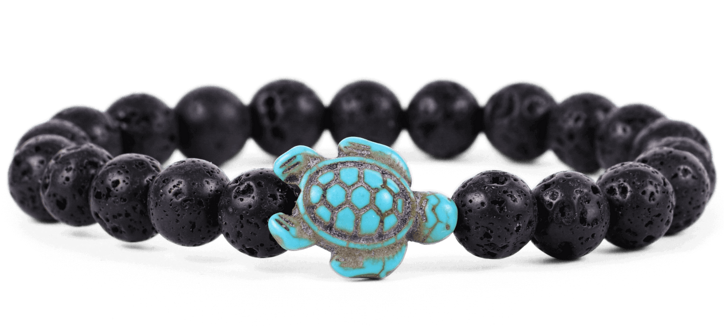 Fahlo The Journey Bracelet Turtle Lava Stone