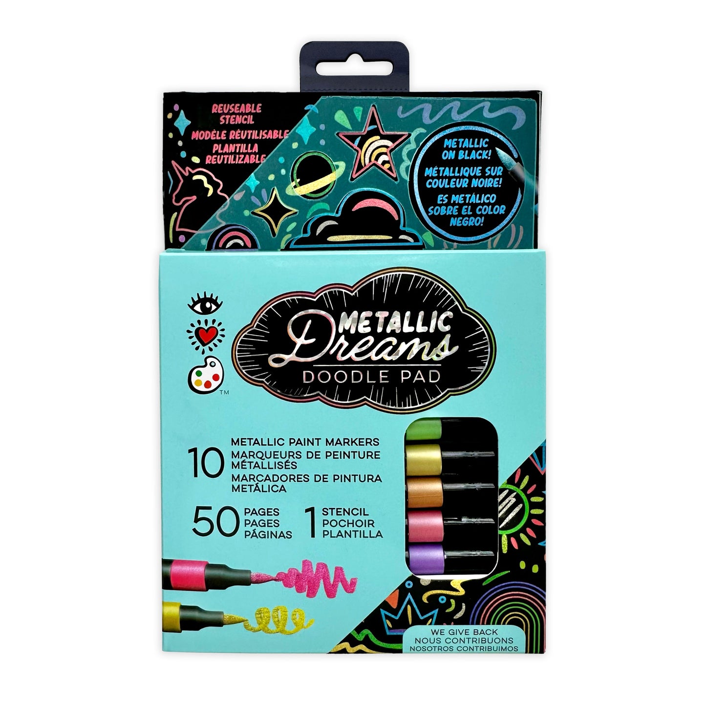 Bright Stripes 8013 Metallic Dreams Doodle Pad