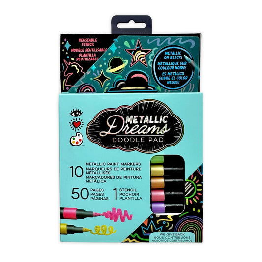 Bright Stripes 8013 Metallic Dreams Doodle Pad