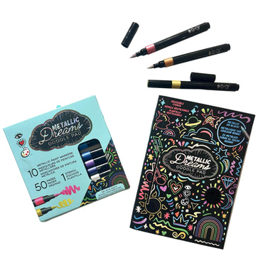 Bright Stripes 8013 Metallic Dreams Doodle Pad