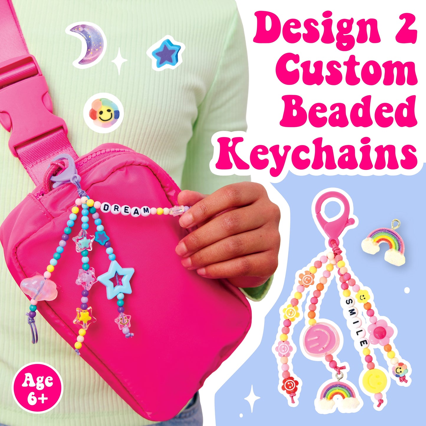Creativity for Kids Backpack Keychains Mini Kit