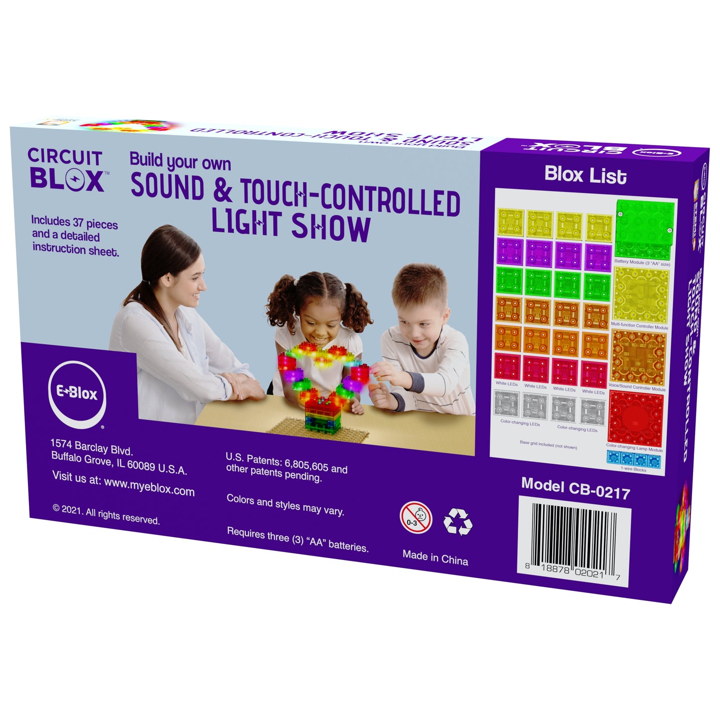 E-Blox Circuit Blox™ Sound & Touch-Controlled Light Show