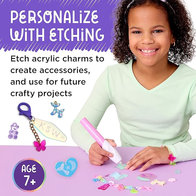Creativity for Kids Etch-It Personalized Accessories Kit with Etching Tool