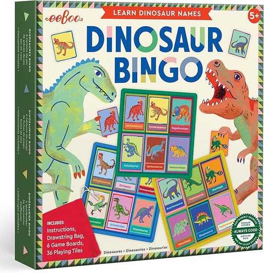 eeBoo GBG821 Dinosaur Bingo