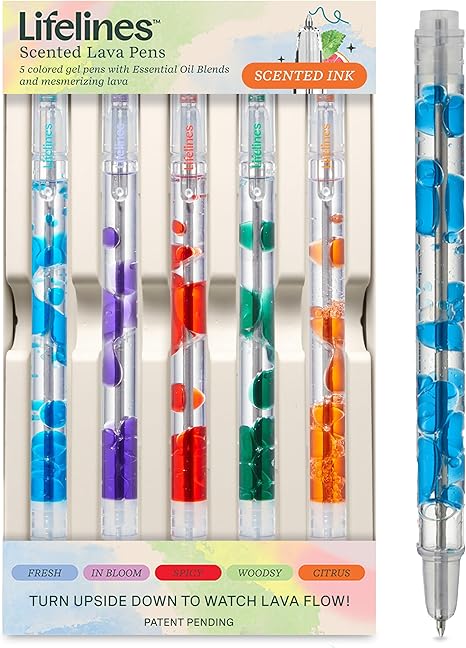Lifelines 11-2508 Scented Lava Gel Pen Set 5pk