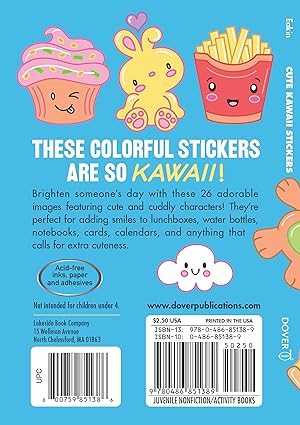Dover Cute Kawaii Stickers
