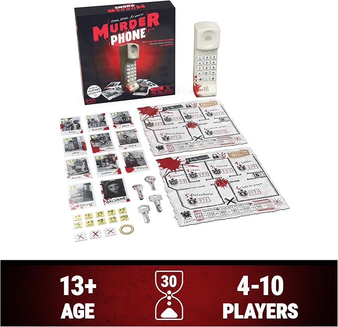 Spinmaster Murder Phone Party Game