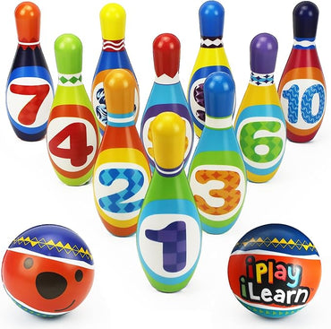 I Play I Learn BWL-12 Bowling Soft Number Pins
